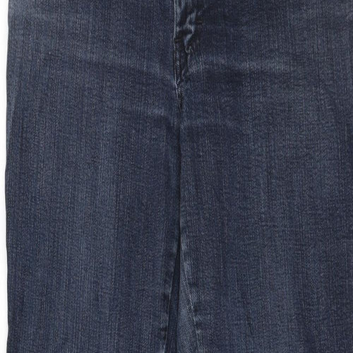 Preworn Womens Blue  Denim Straight Jeans Size 32 in L29 in