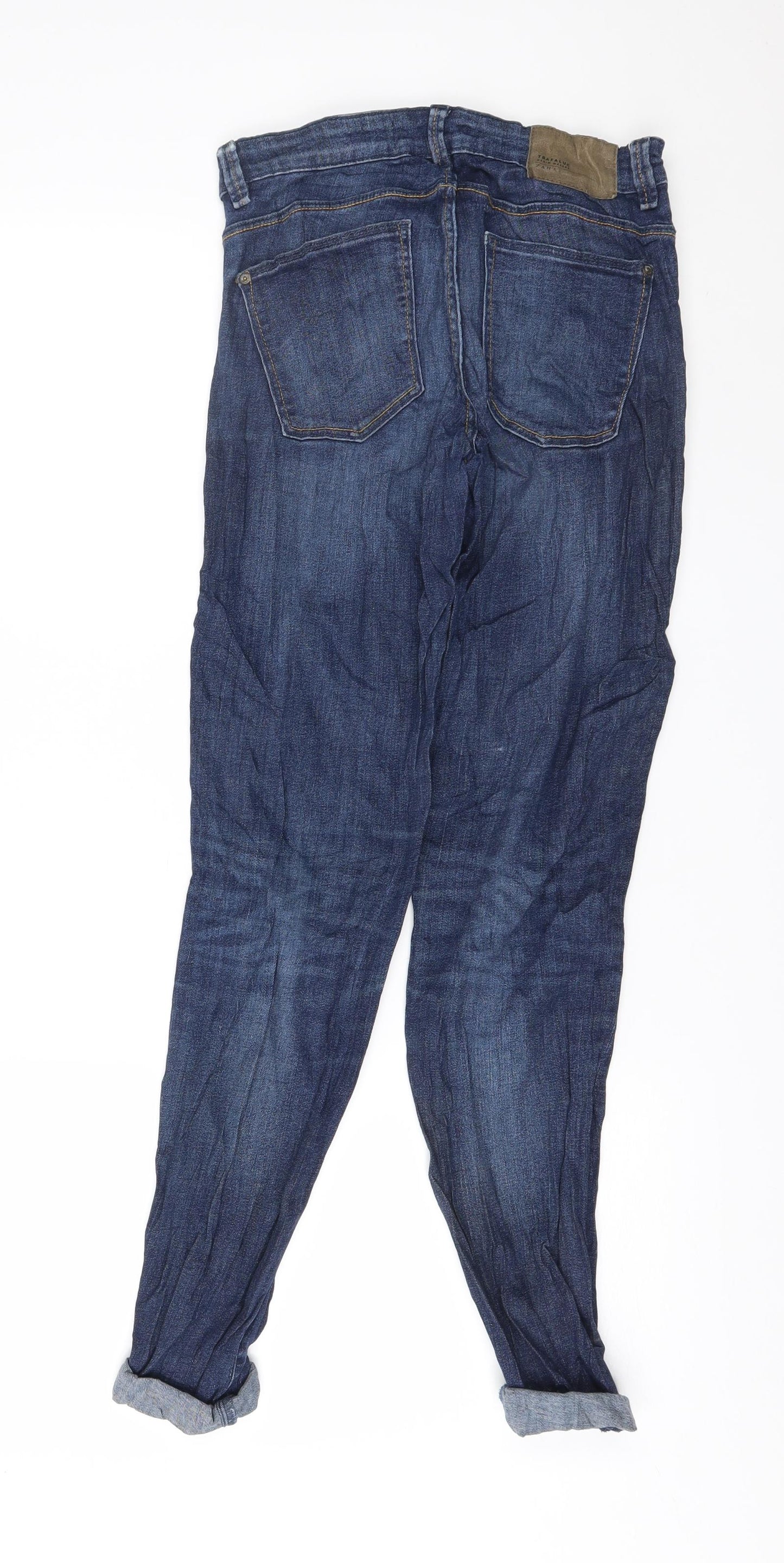 Zara Womens Blue  Denim Skinny Jeans Size 8 L28 in