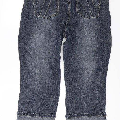 Trader Jeans Womens Blue   Cropped Jeans Size 16 L24 in