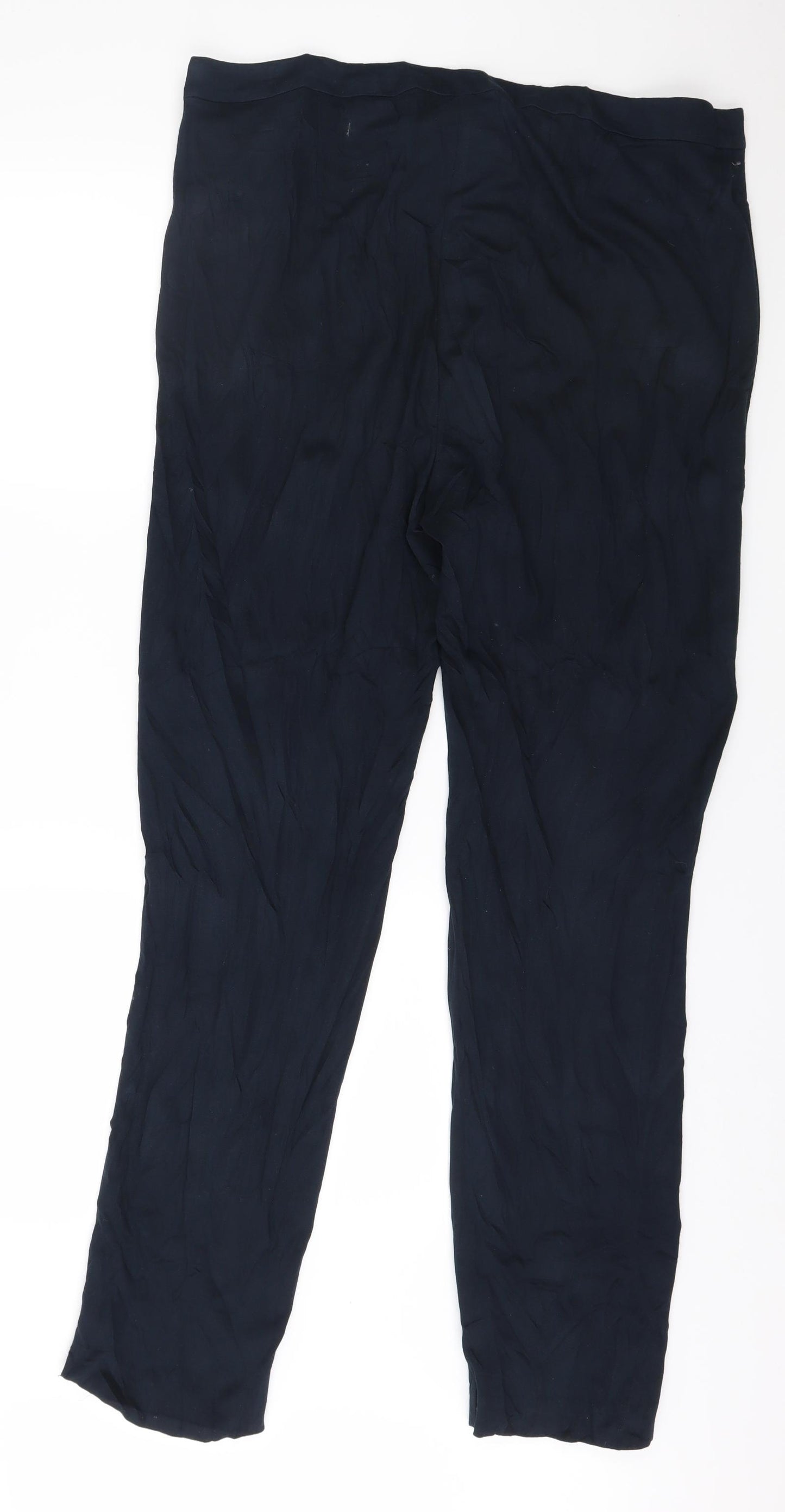 Marks and Spencer Womens Blue   Trousers  Size 18 L31 in