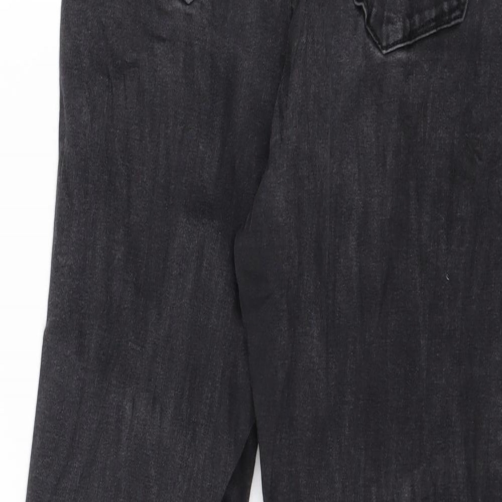 Denim & Co. Womens Grey  Denim Skinny Jeans Size 14 L27 in