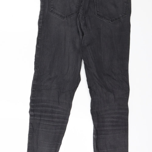 Topshop Womens Grey  Denim Skinny Jeans Size 28 in L30 in