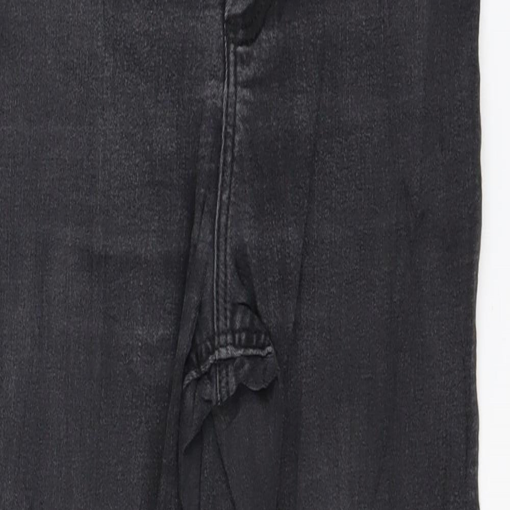 Topshop Womens Grey  Denim Skinny Jeans Size 28 in L30 in