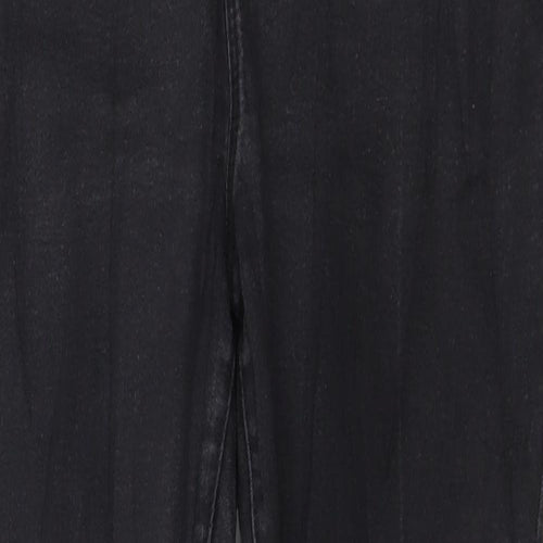 Denim & Co. Womens Black  Denim Skinny Jeans Size 14 L28 in