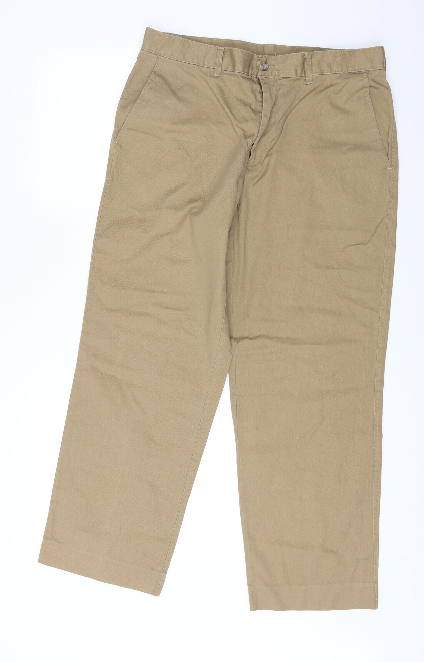 Marks and Spencer Womens Brown   Trousers  Size 34 in L29 in