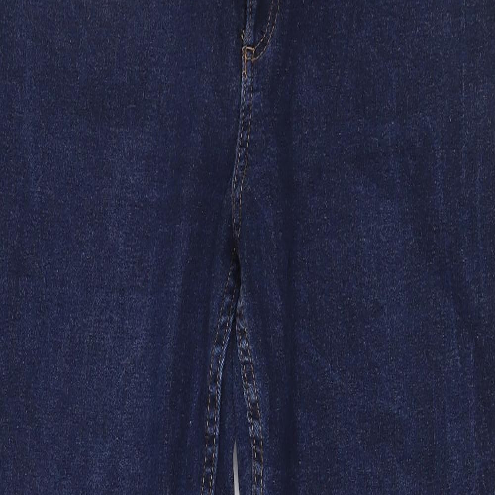 Marks and Spencer Womens Blue  Denim Bootcut Jeans Size 16 L30 in