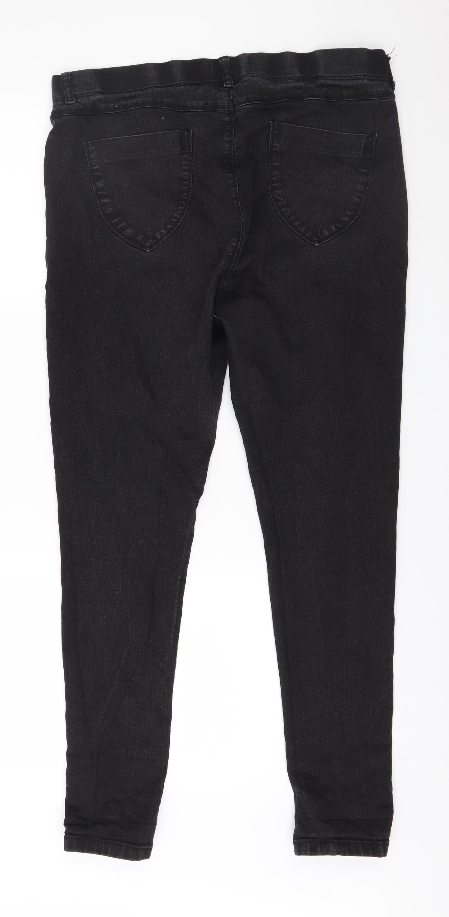 Dorothy Perkins Womens Grey  Denim Jegging Jeans Size 16 L29 in