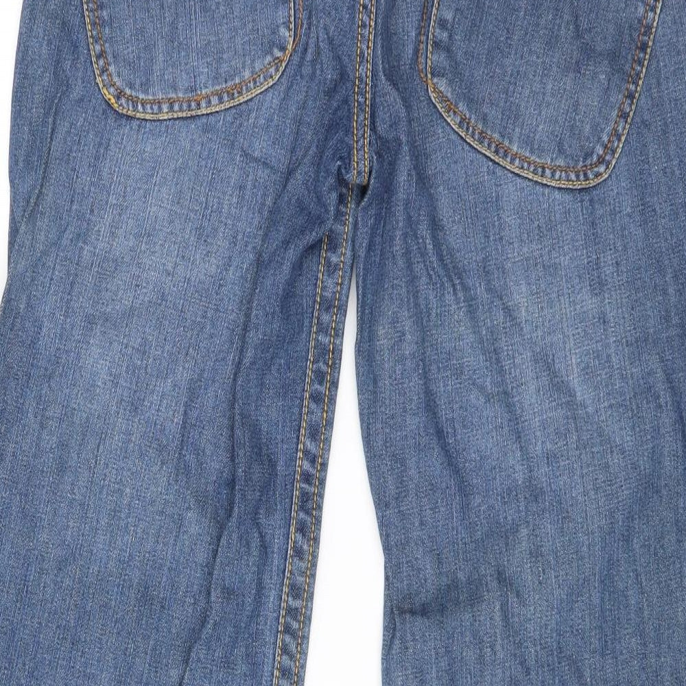 Animal Womens Blue  Denim Wide-Leg Jeans Size 10 L26 in