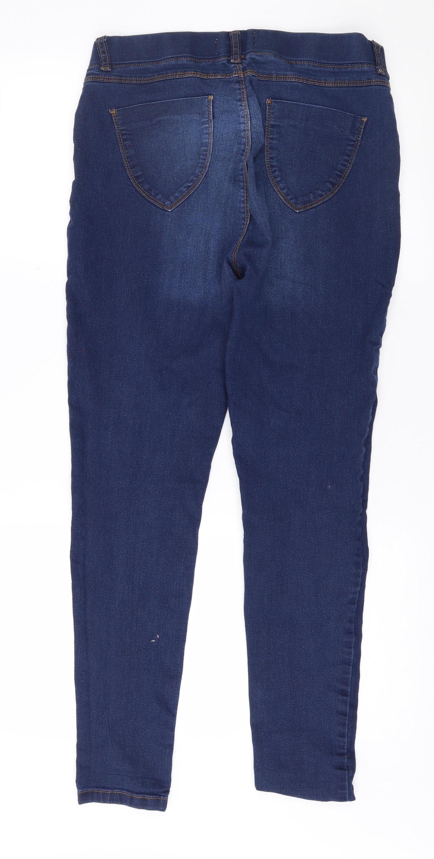 Dorothy Perkins Womens Blue  Denim Jegging Jeans Size 14 L27 in