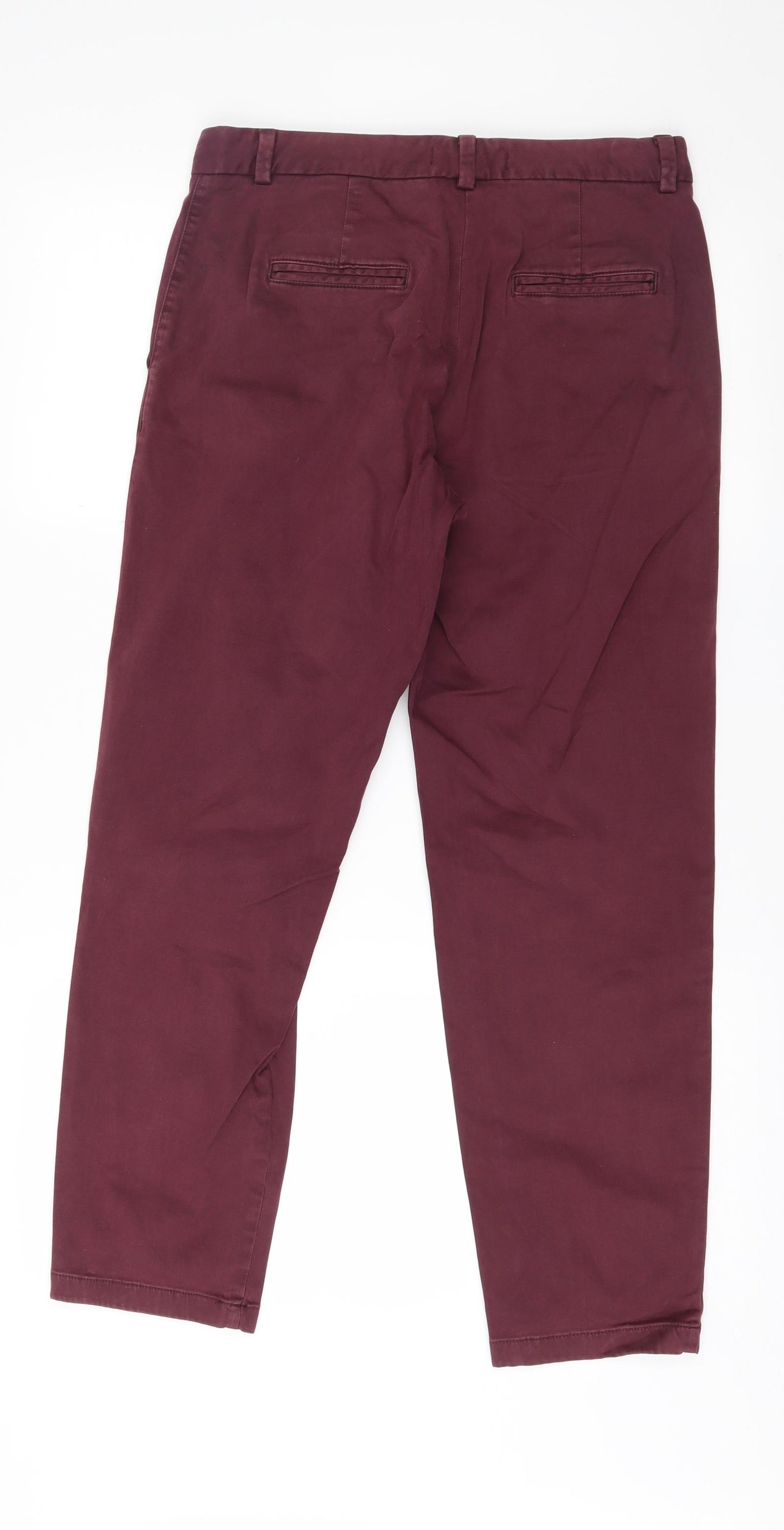 Marks and Spencer Womens Purple   Trousers  Size 10 L27 in