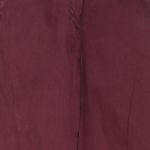 Marks and Spencer Womens Purple   Trousers  Size 10 L27 in