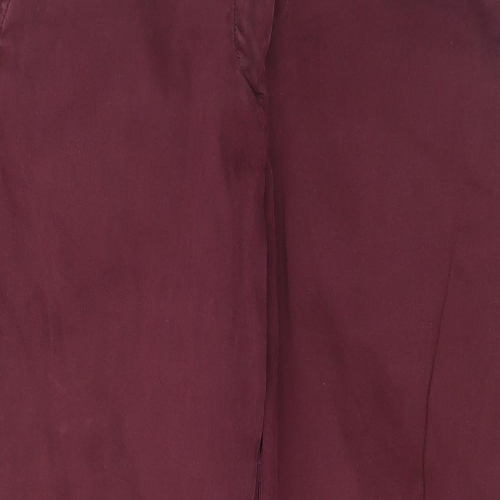 Marks and Spencer Womens Purple   Trousers  Size 10 L27 in
