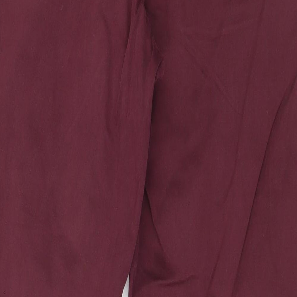 Marks and Spencer Womens Purple   Trousers  Size 10 L27 in