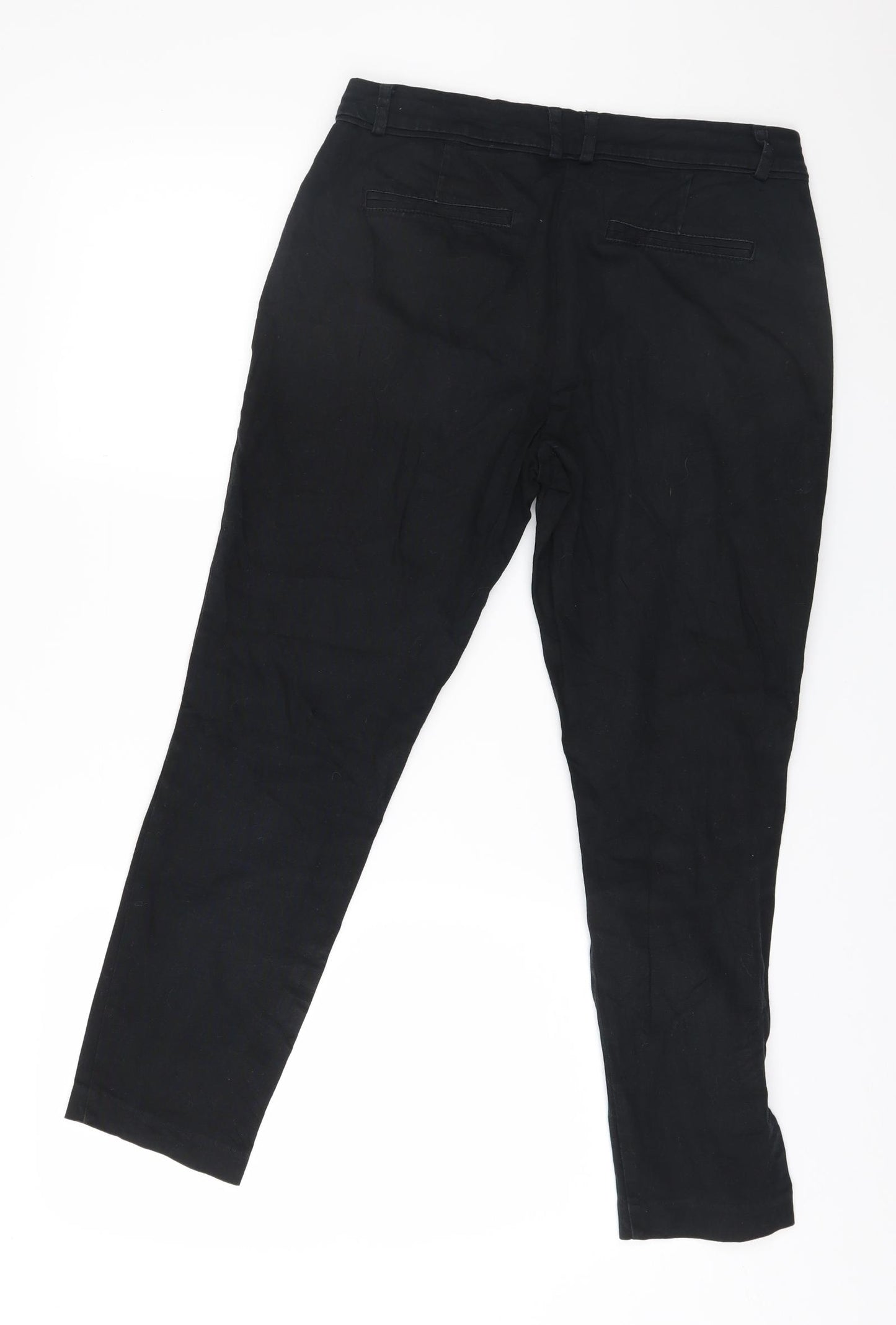 Wallis Womens Black   Trousers  Size 10 L25 in