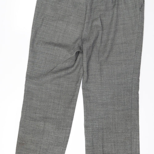 Eugen Klein Womens Grey Polka Dot  Trousers  Size 16 L27 in