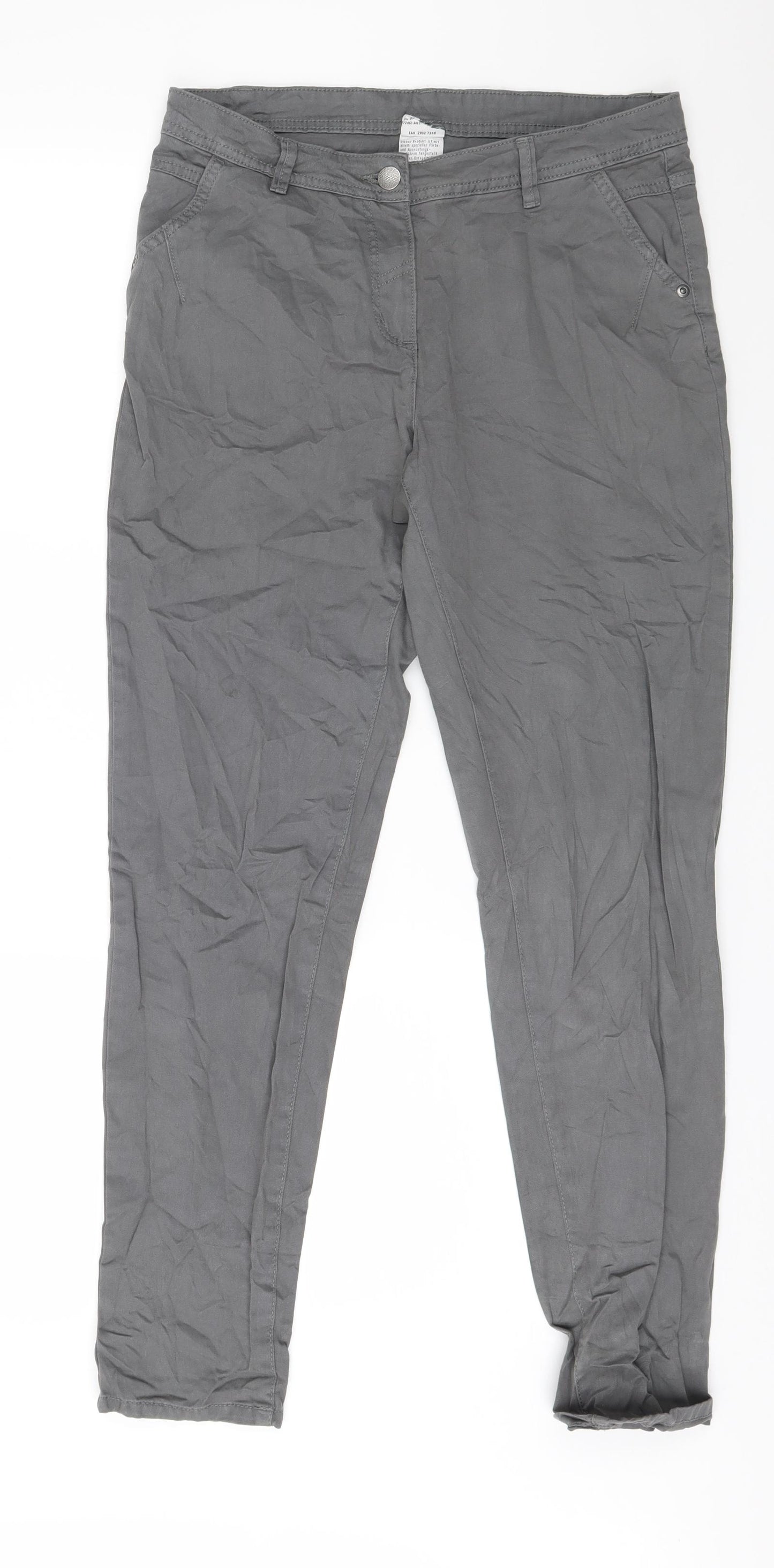 Up Fashion Womens Grey   Trousers  Size 30 in L29 in