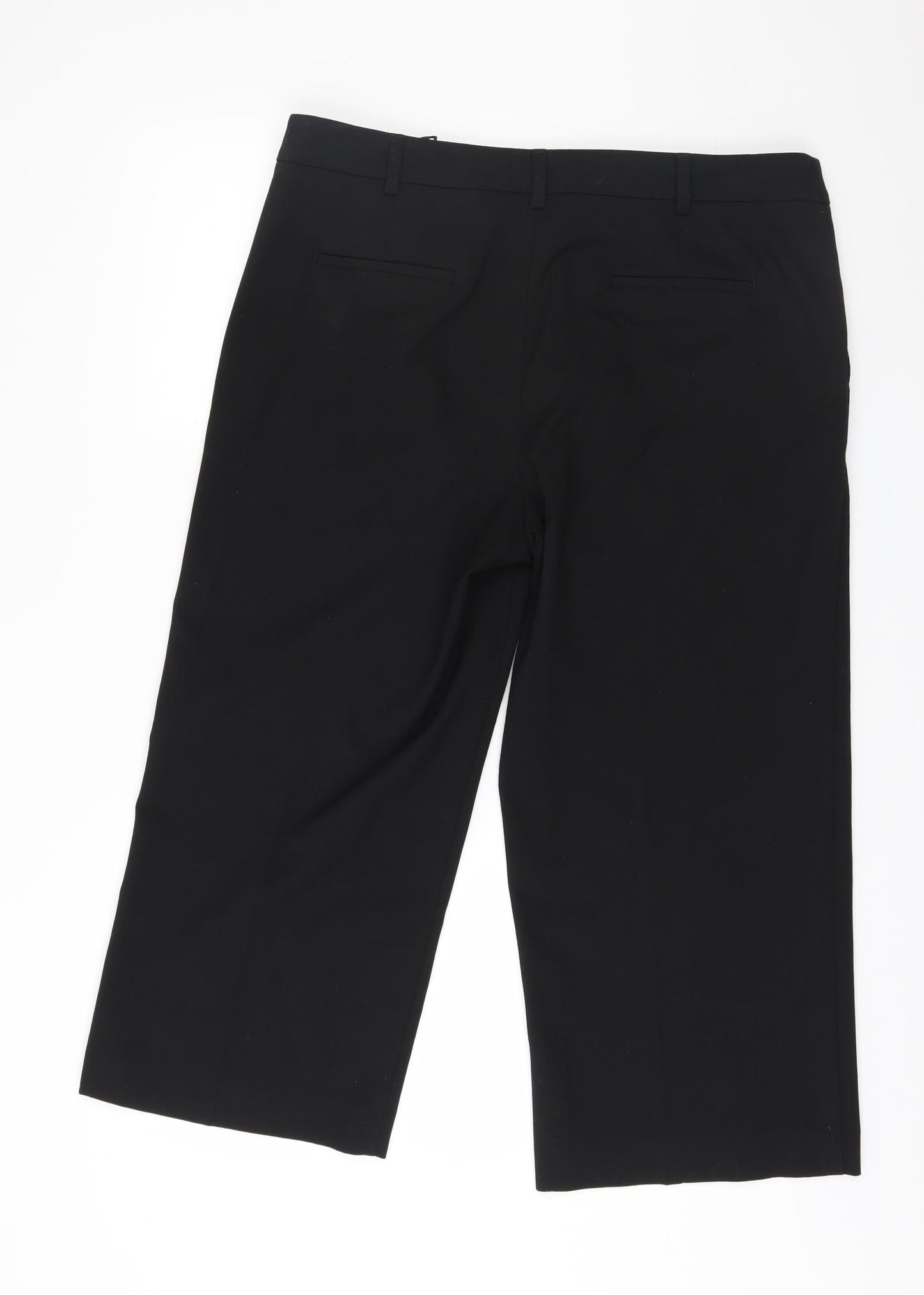 NEXT Womens Black   Trousers  Size 14 L23 in