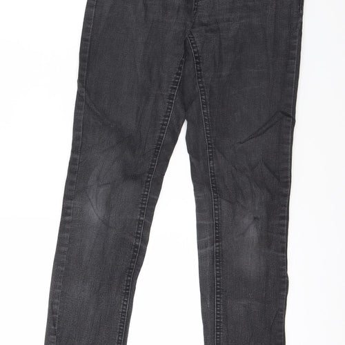 Denim & Co. Womens Grey  Denim Skinny Jeans Size 8 L30 in