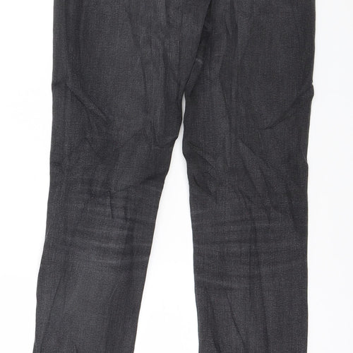 Denim & Co. Womens Grey  Denim Skinny Jeans Size 8 L30 in