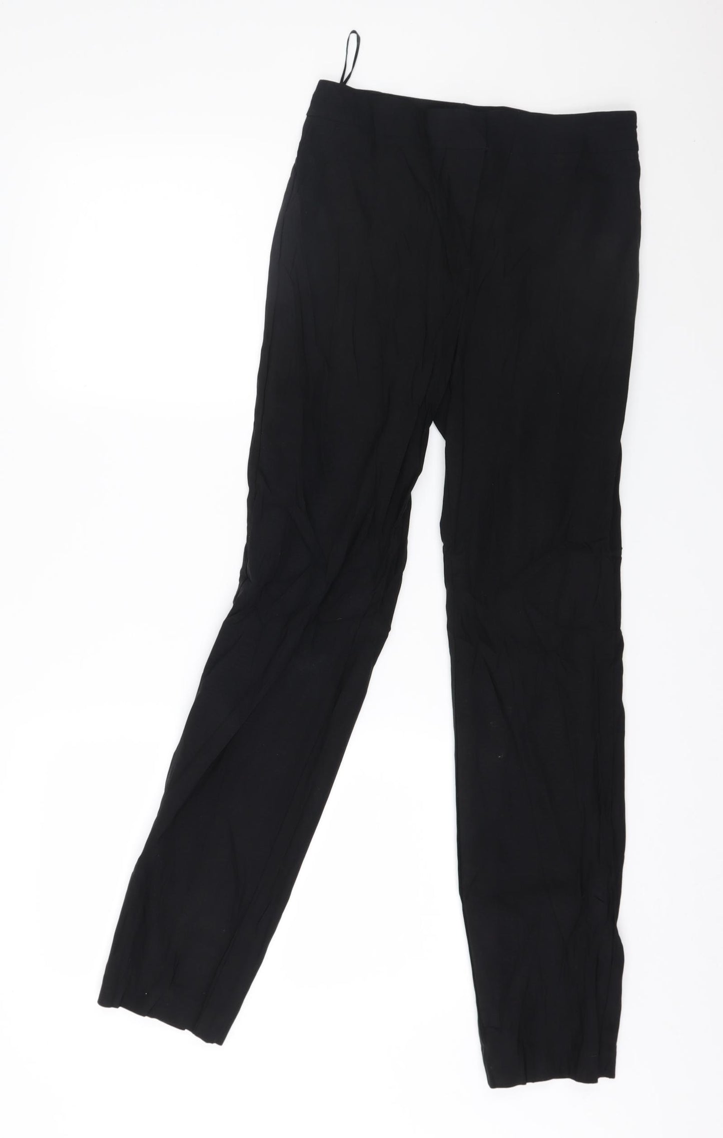 Papaya Womens Black   Trousers  Size 8 L28 in