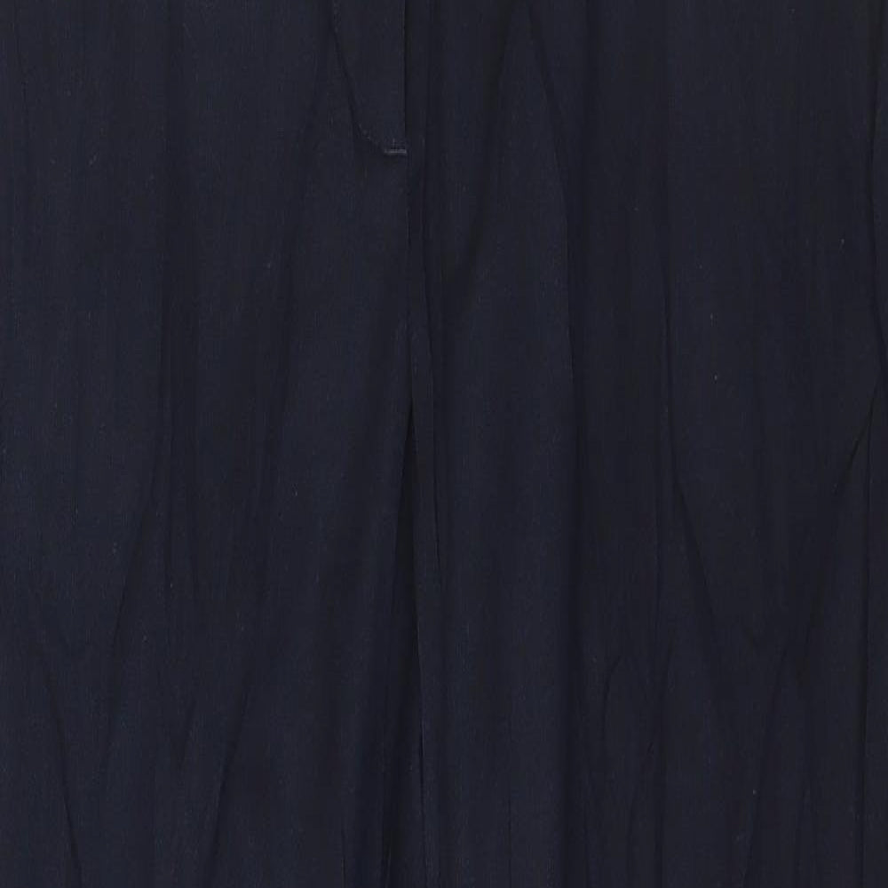 H&M Womens Blue   Trousers  Size 12 L29 in