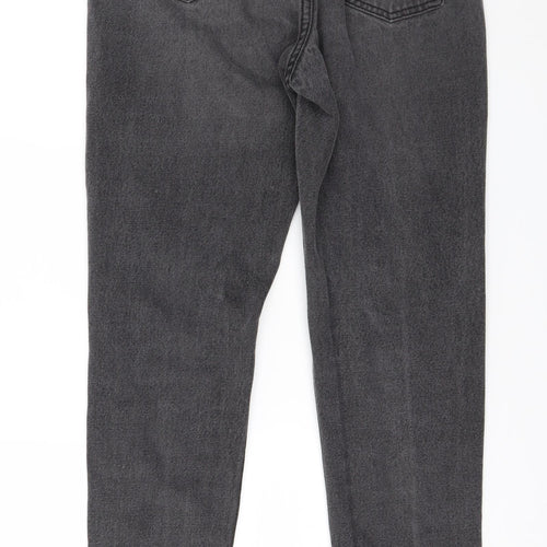 Preworn Womens Grey  Denim Straight Jeans Size 30 in L30 in