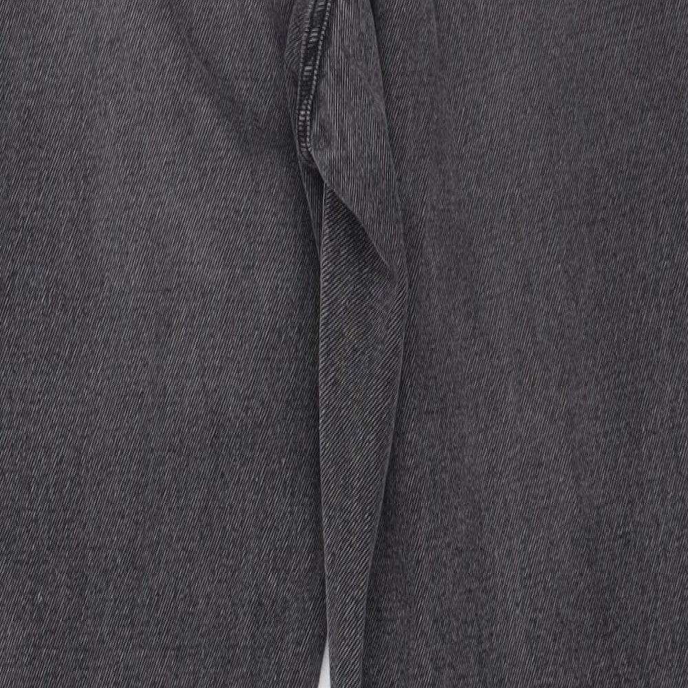 Preworn Womens Grey  Denim Straight Jeans Size 30 in L30 in