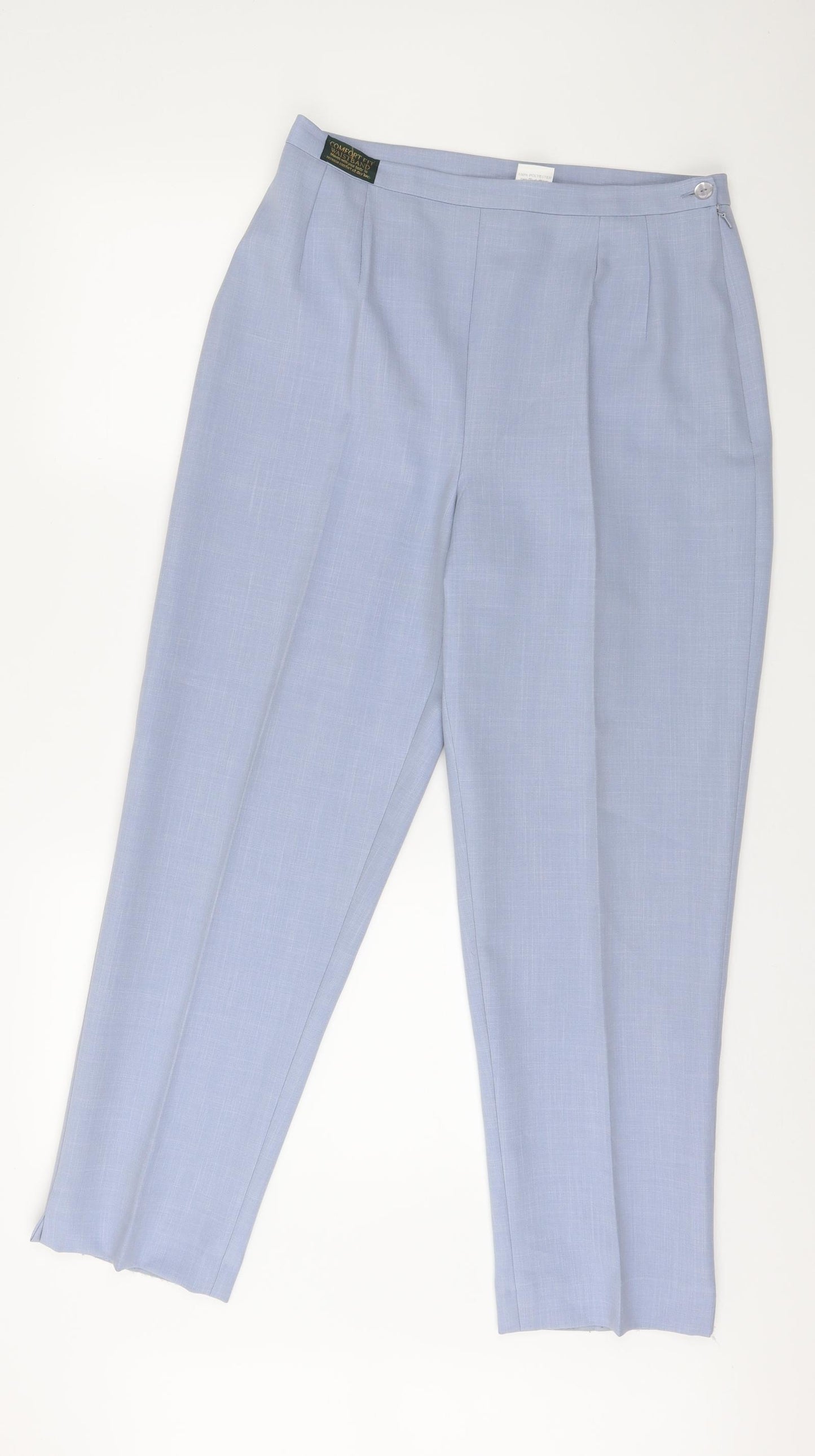 Sarah Hamilton Womens Blue   Trousers  Size 14 L28 in