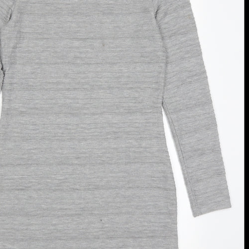 Marks and Spencer Womens Grey   Jumper Dress  Size 10