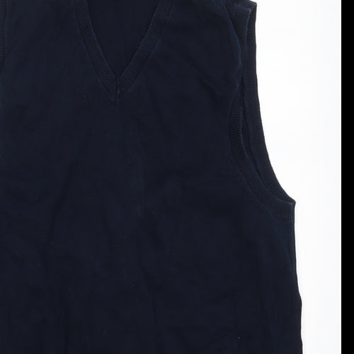 Marks and Spencer Mens Blue   Vest Jumper Size S