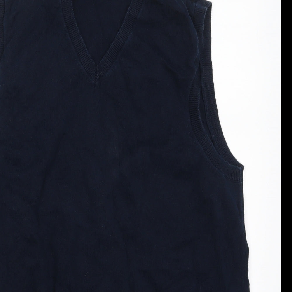 Marks and Spencer Mens Blue   Vest Jumper Size S