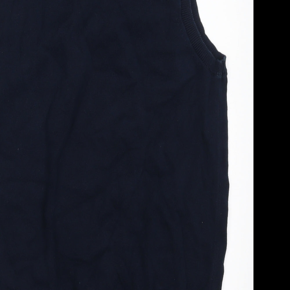 Marks and Spencer Mens Blue   Vest Jumper Size S