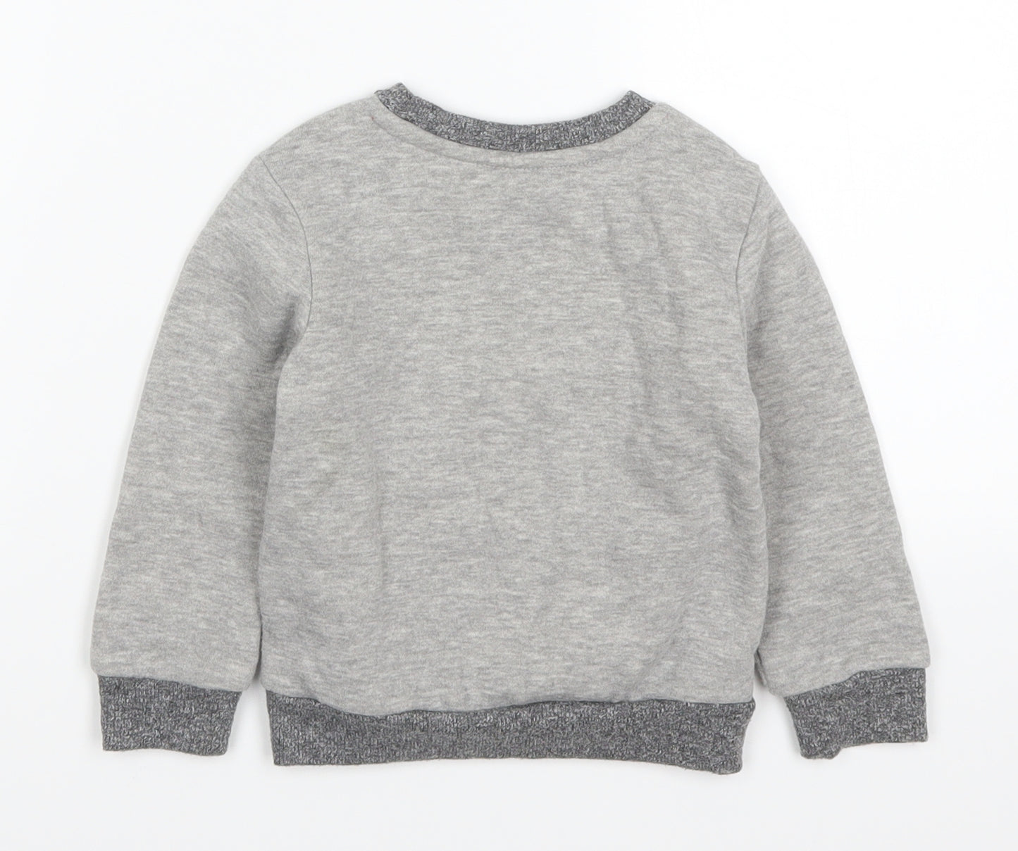 Primark Baby Grey   Basic T-Shirt Size 18-24 Months  - Polar Bear