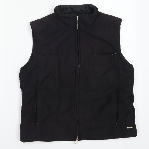 River Island Womens Black   Gilet Coat Size 12