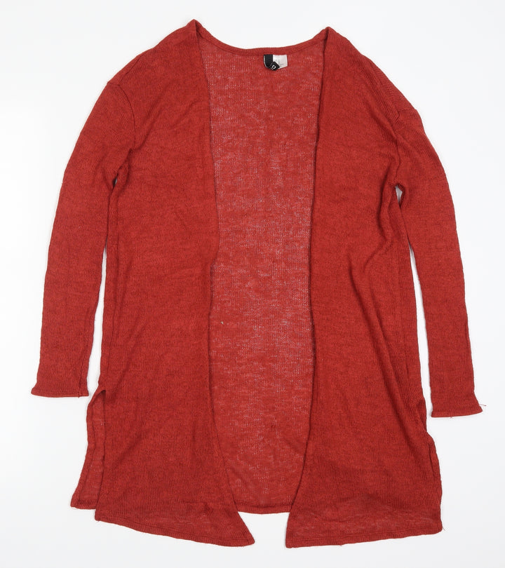 H&M Womens Red   Cardigan Jumper Size XS