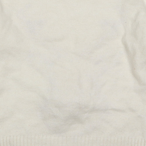 Primark Womens White   Pullover Jumper Size 6  - Rudolph