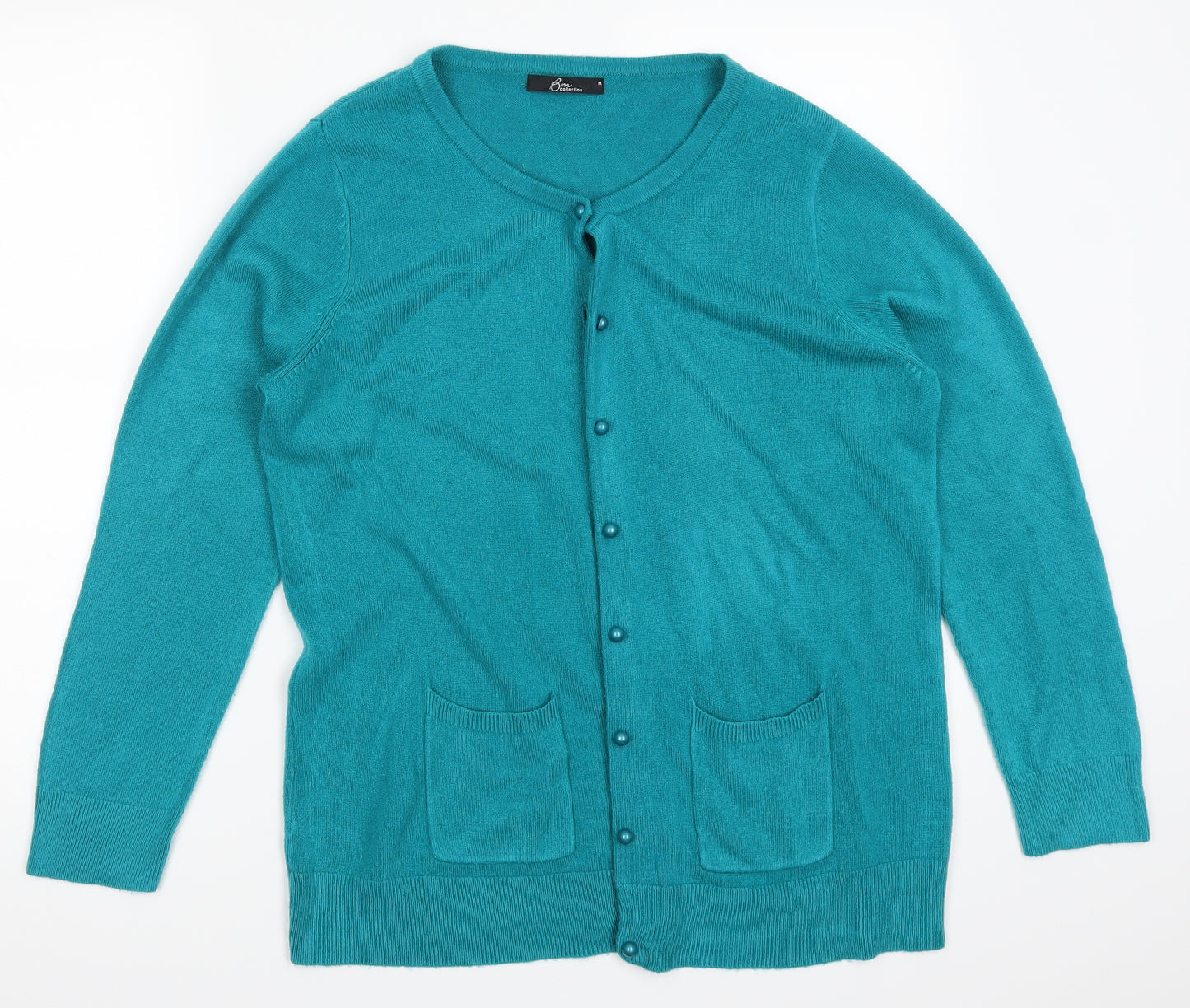 Bonmarché Womens Blue   Cardigan Jumper Size M