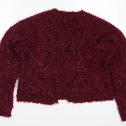 George Womens Red   Cardigan Jumper Size 16