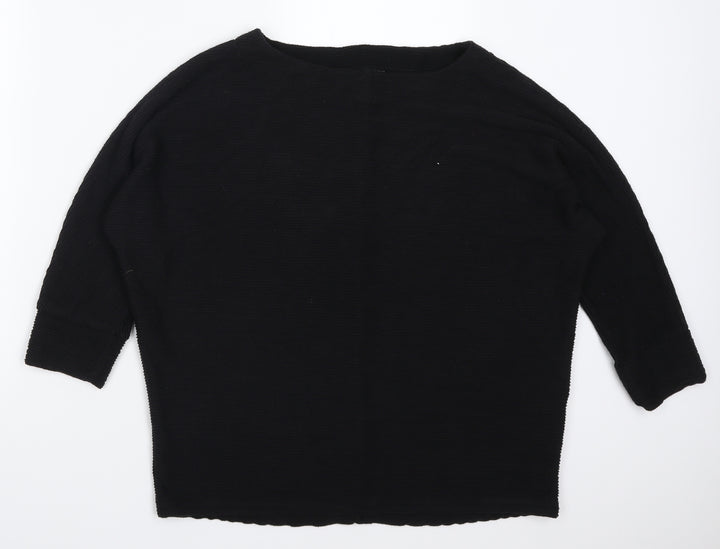 M&Co Womens Black   Pullover Jumper Size 12