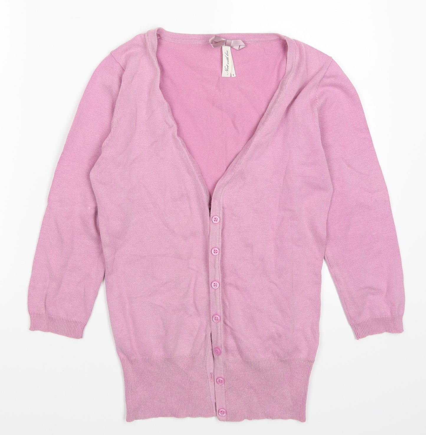 NEXT Womens Pink   Cardigan Jumper Size 8
