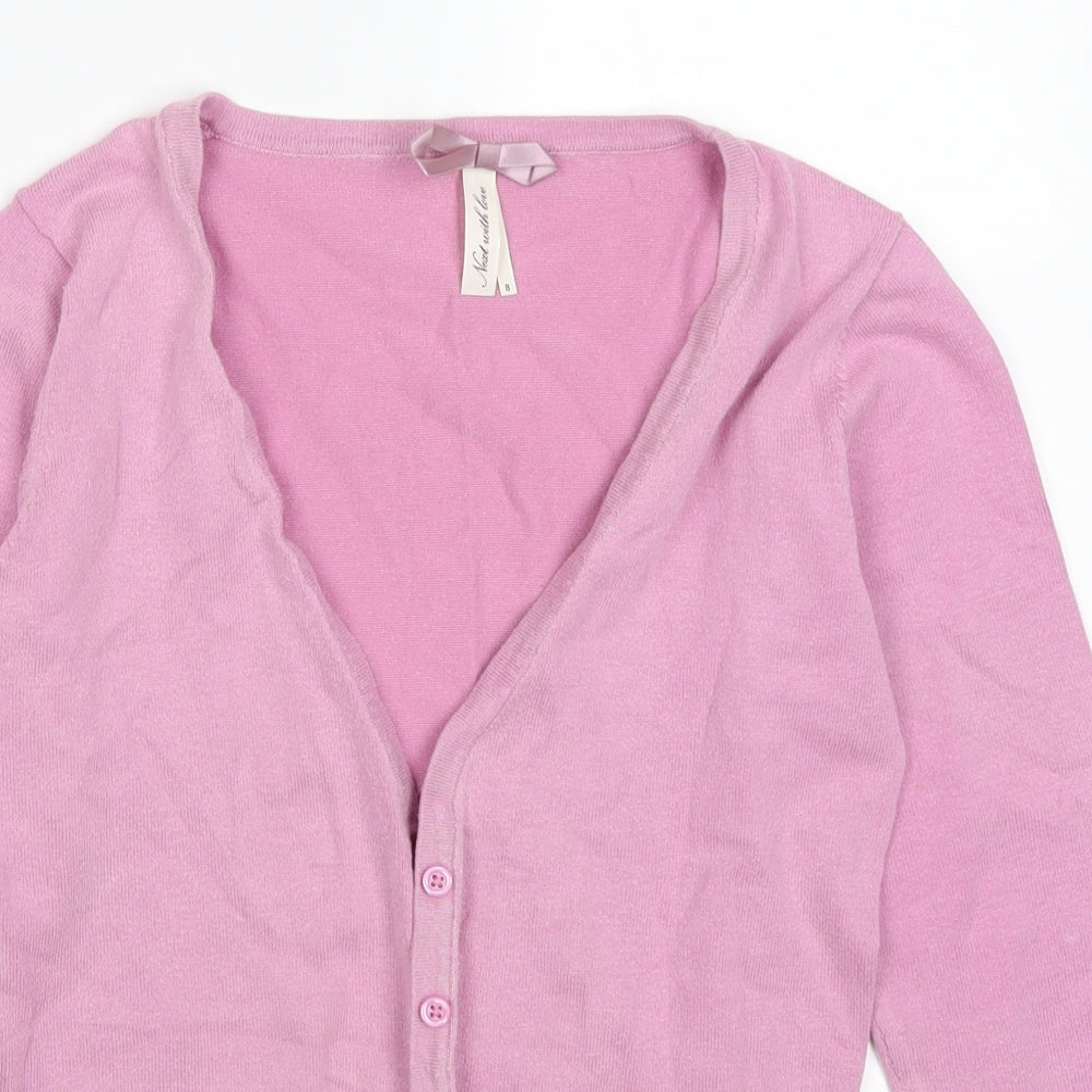 NEXT Womens Pink   Cardigan Jumper Size 8