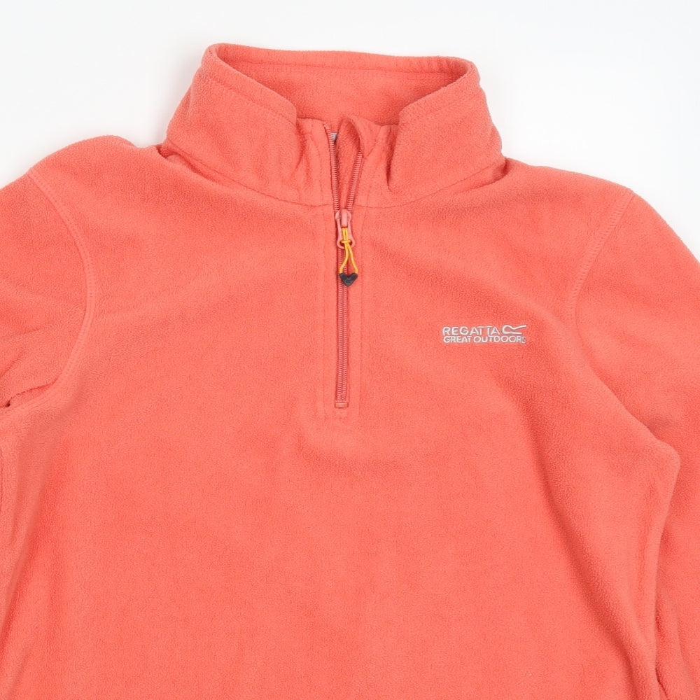 Regatta Womens Pink  Fleece Jacket  Size 10  - Coral Coloured