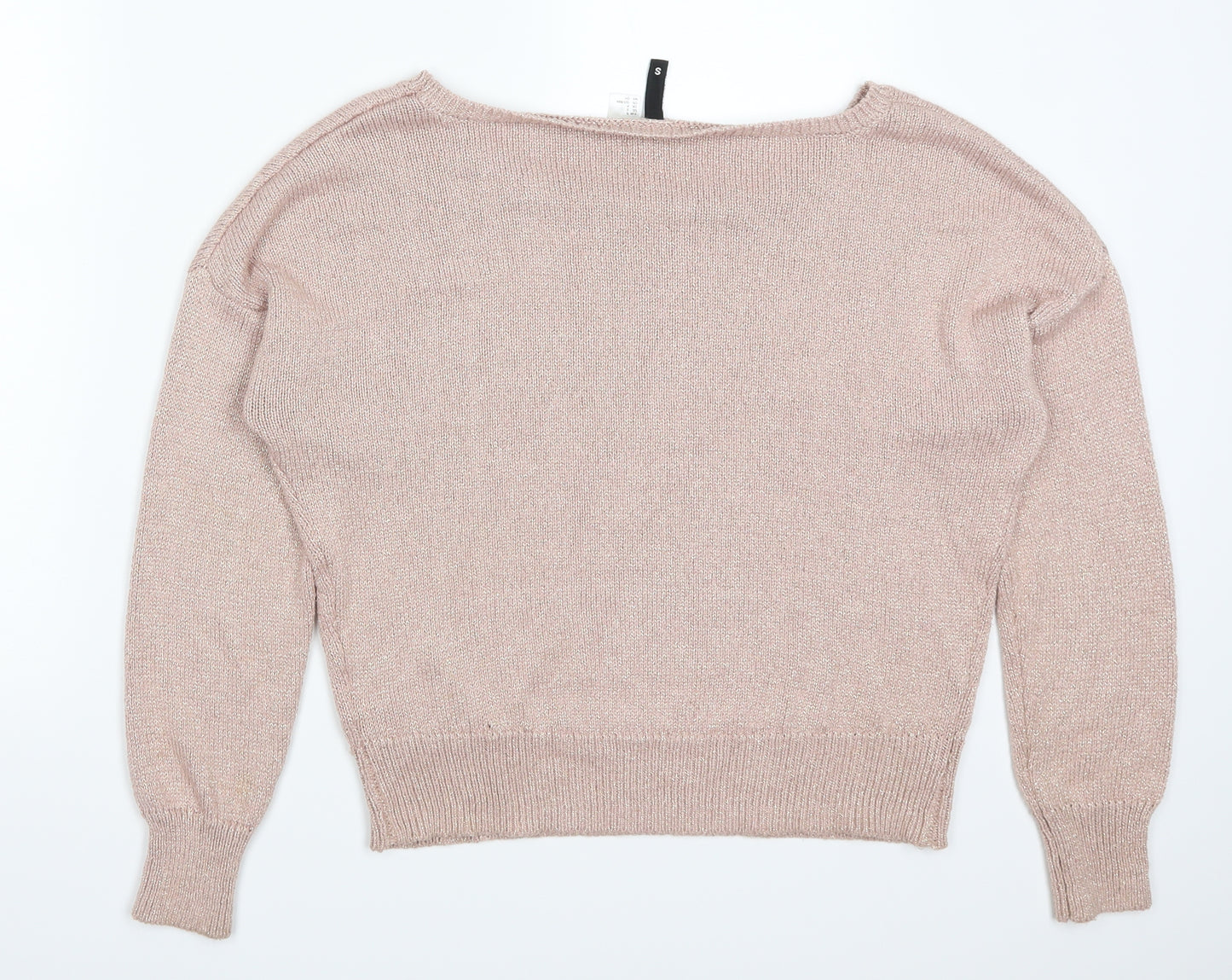 H&M Womens Pink   Pullover Jumper Size S
