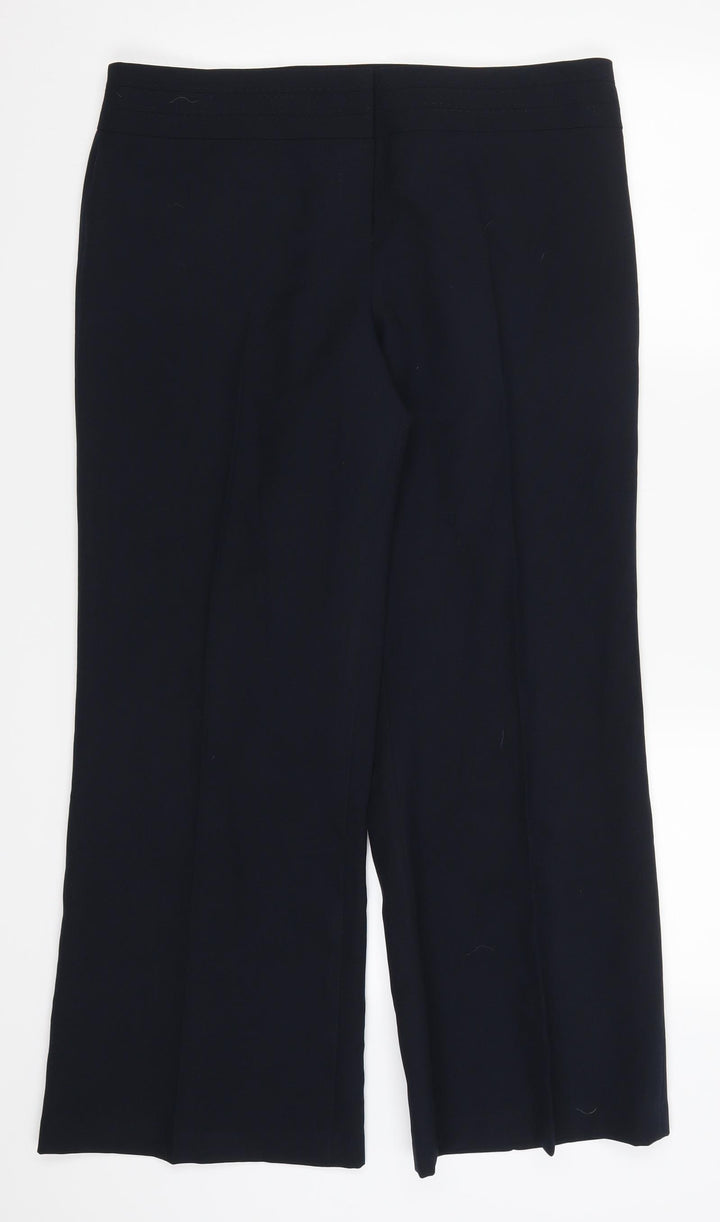 Preworn Womens Blue Trousers Size 14 L27.5 in