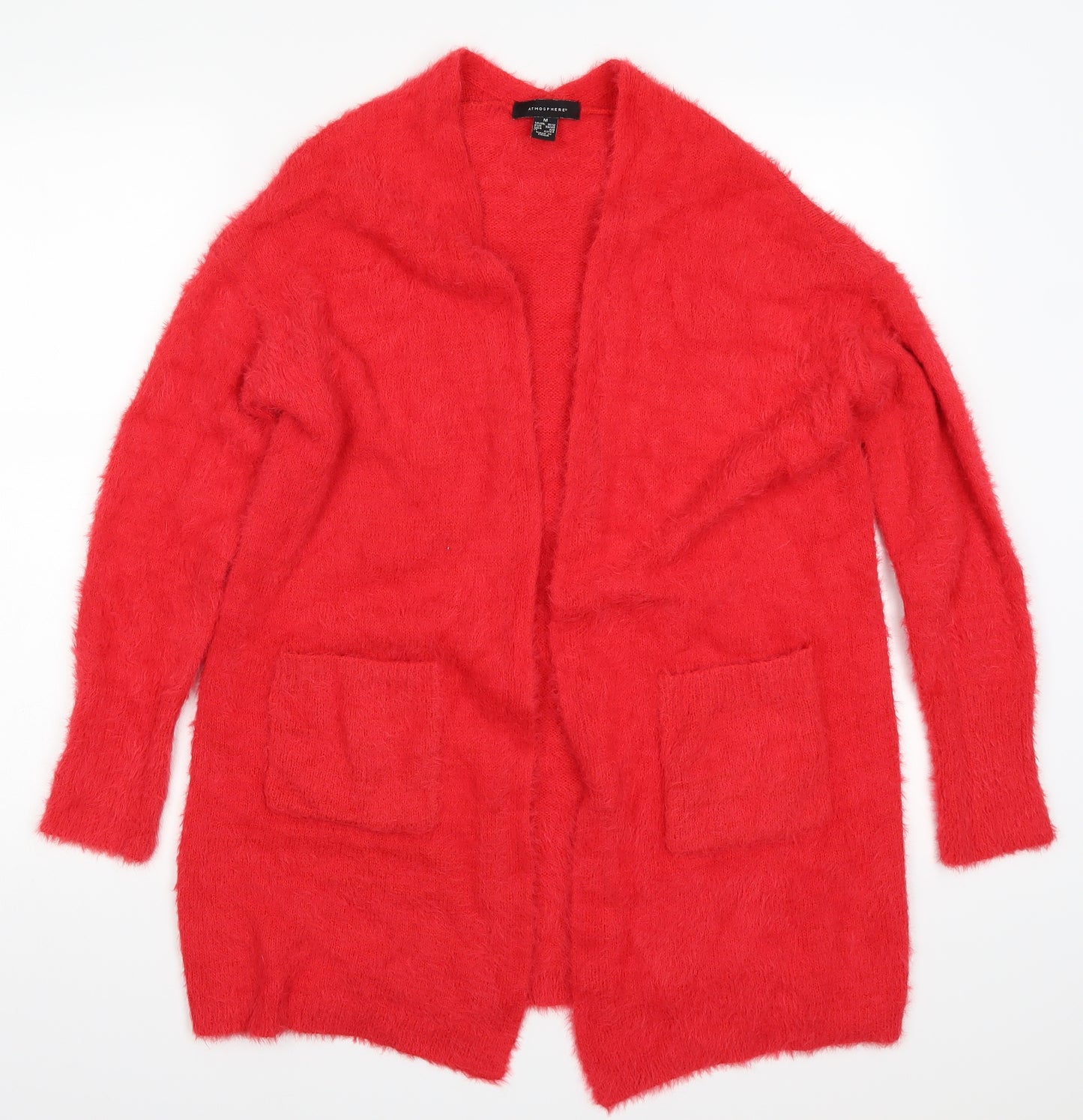 Atmosphere Womens Red  Knit Cardigan Jumper Size 10