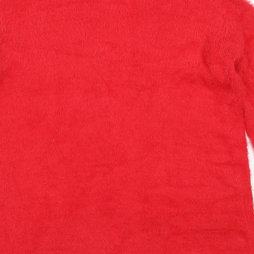 Atmosphere Womens Red  Knit Cardigan Jumper Size 10