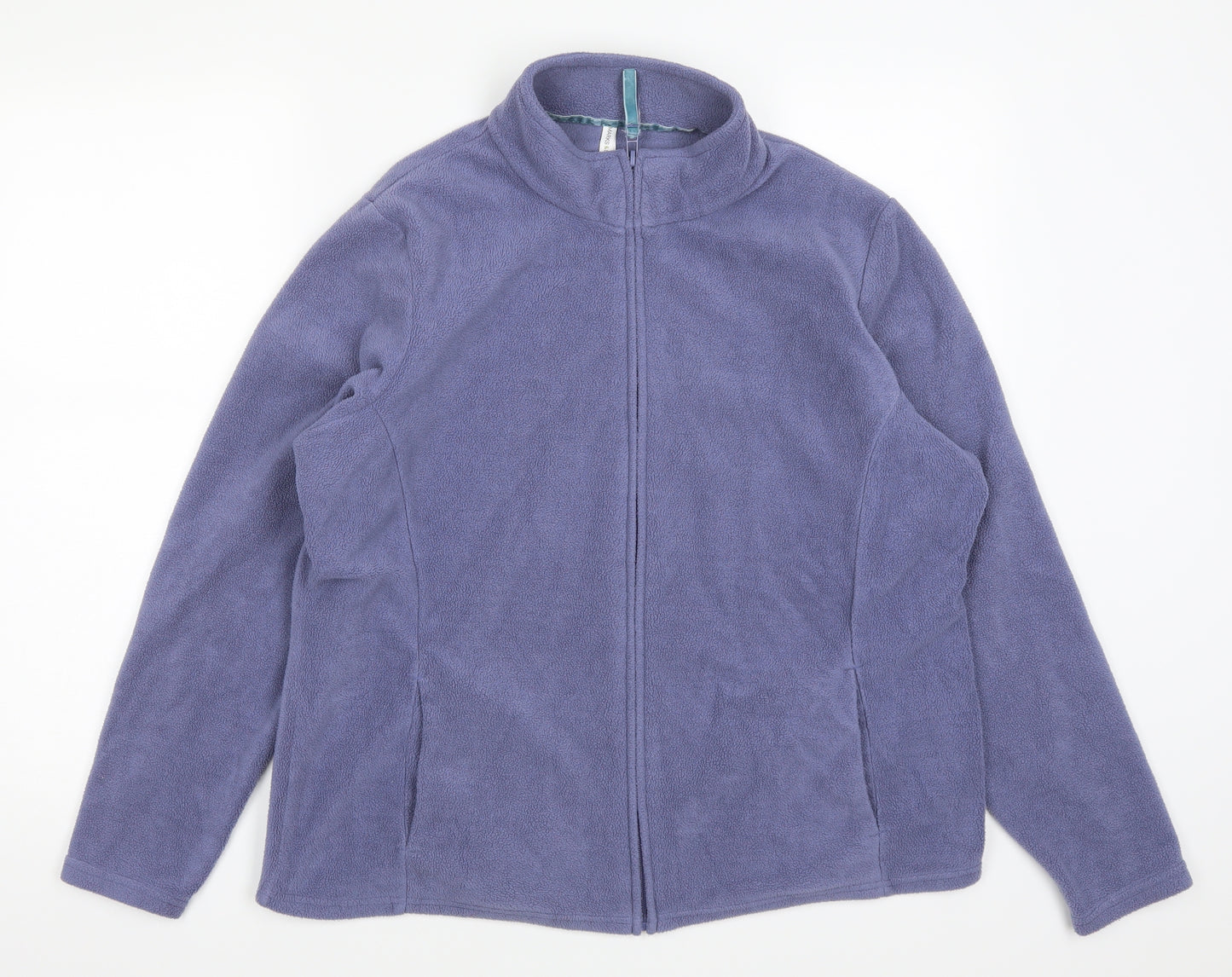 Marks and Spencer Womens Purple  Fleece Jacket  Size 20
