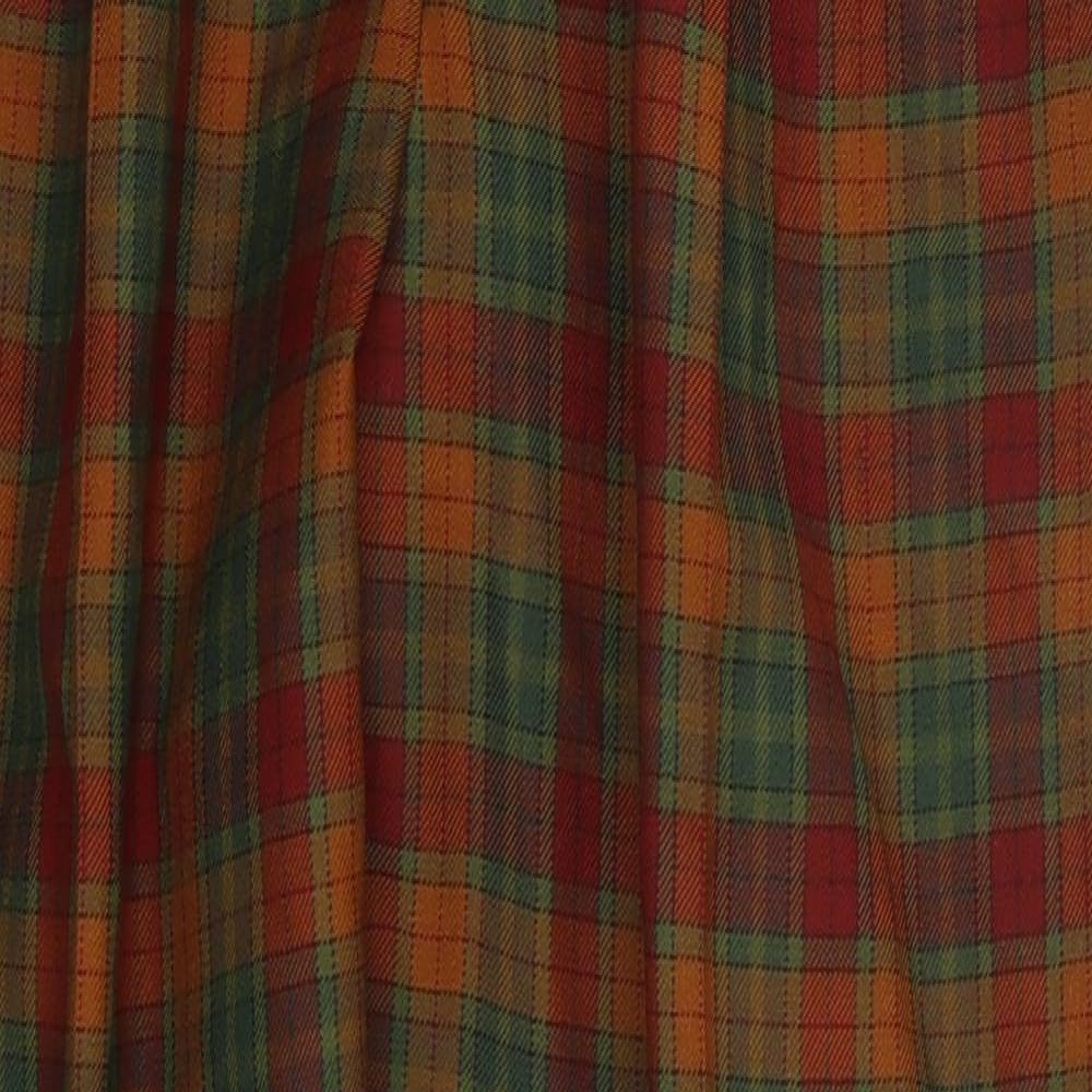Johnstons of Elgin Womens Brown Check  Trousers  Size 18 L27 in