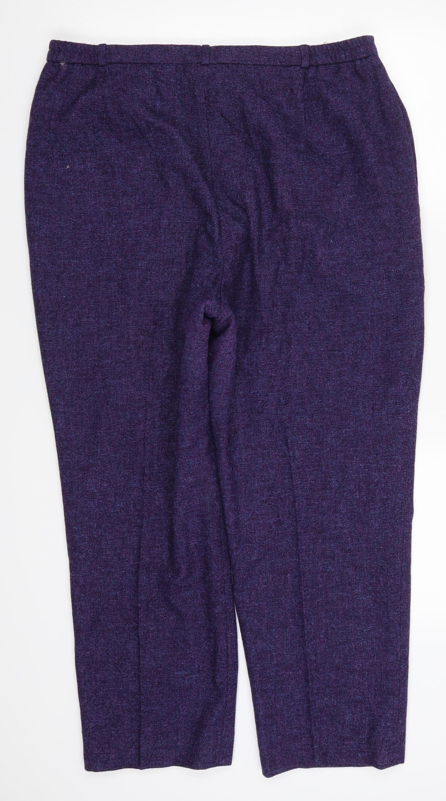 Penny Plain Womens Purple   Trousers  Size L L26 in