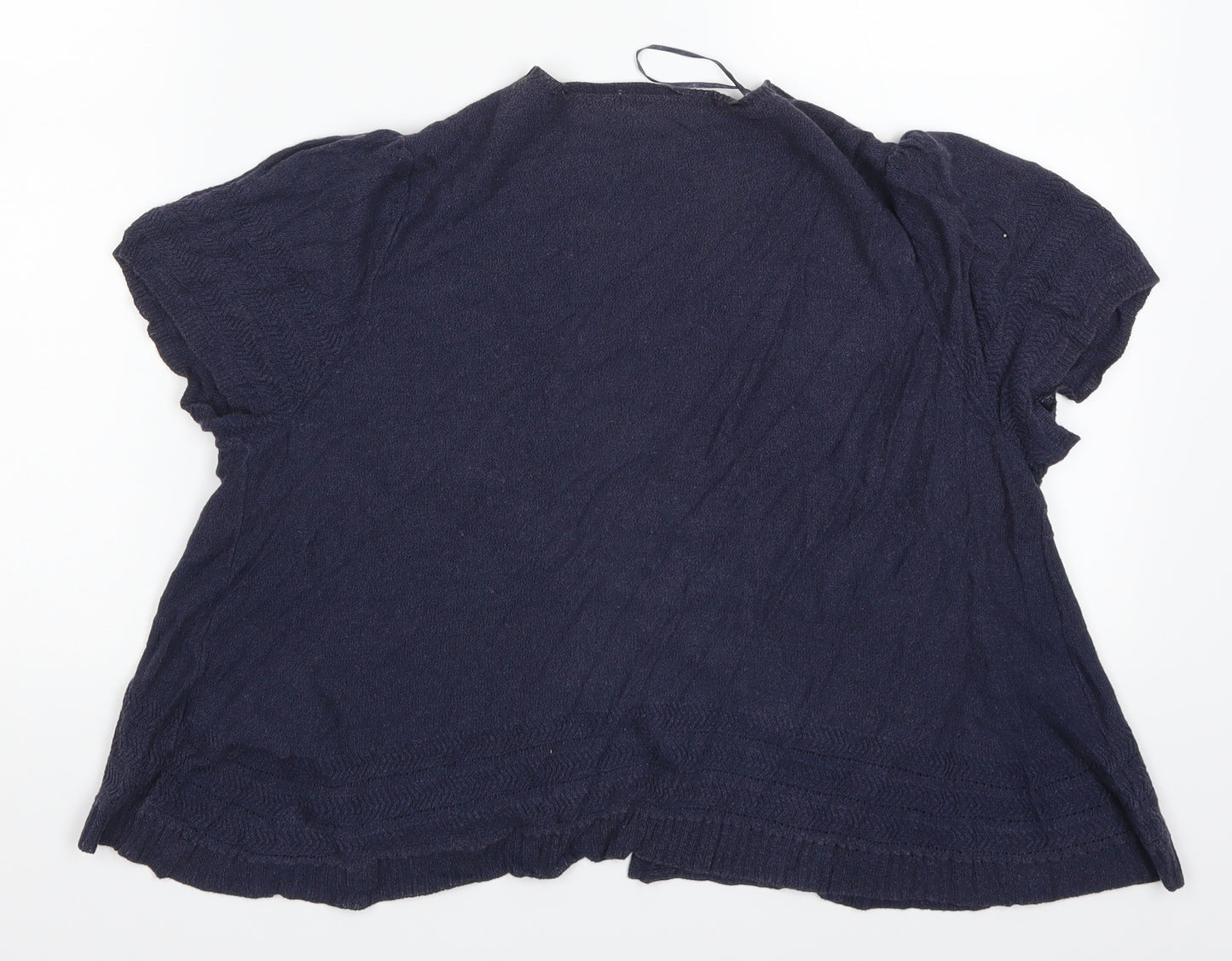 Marks and Spencer Womens Blue   Cardigan Jumper Size 16